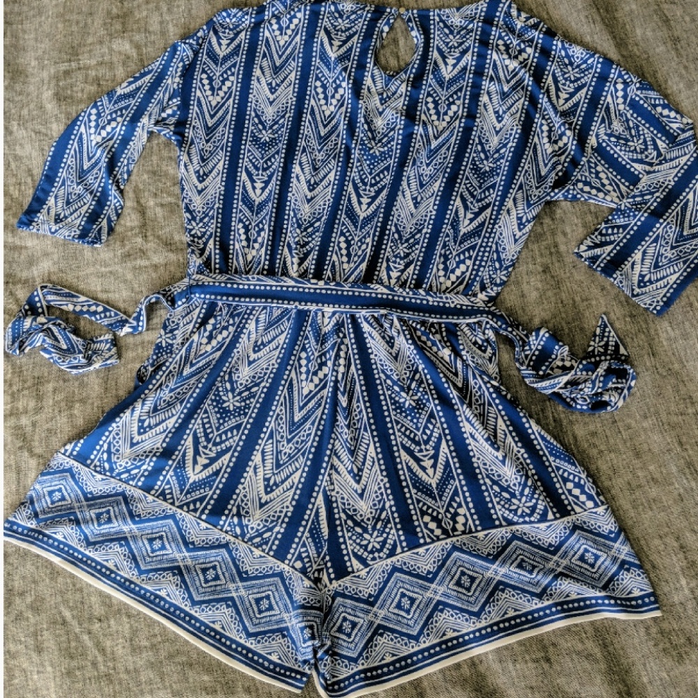 Market & Spruce Fraya Knit Romper NWT - Picture 2 of 5